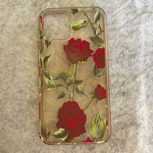 Floral Red and Green Phone Case